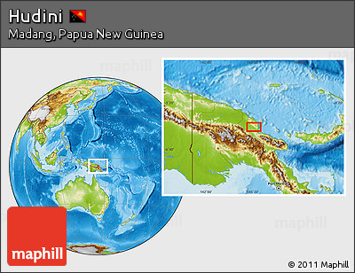 Physical Location Map of Hudini