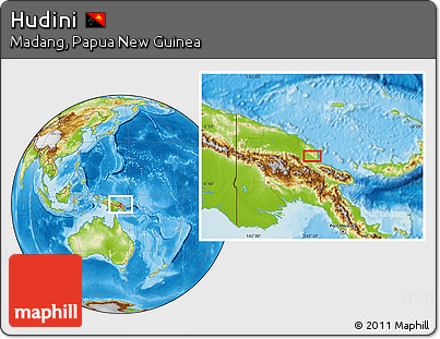 Physical Location Map of Hudini
