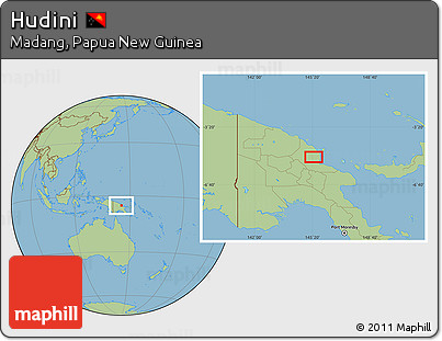 Savanna Style Location Map of Hudini