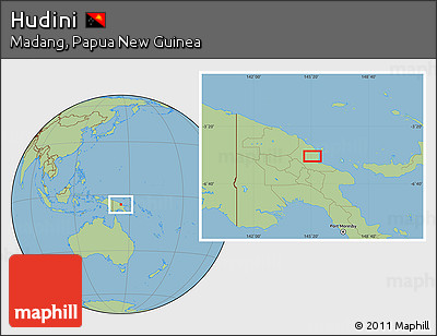 Savanna Style Location Map of Hudini
