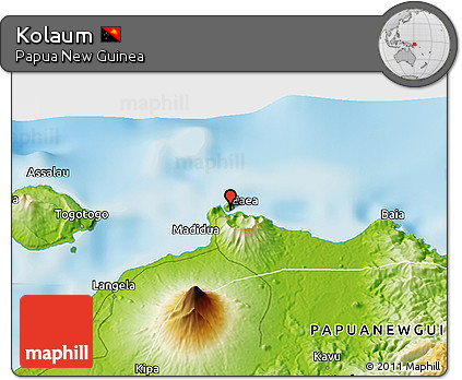 Physical 3D Map of Kolaum