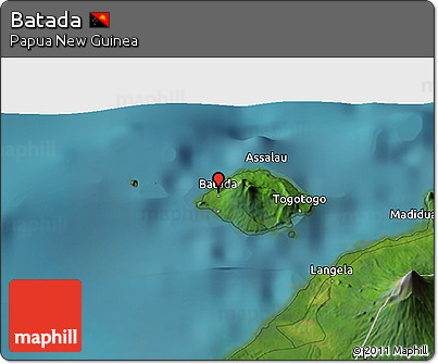 Satellite 3D Map of Batada