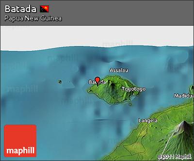 Satellite 3D Map of Batada