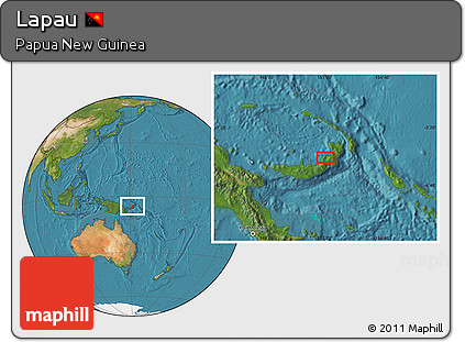 Satellite Location Map of Lapau