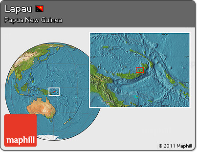 Satellite Location Map of Lapau