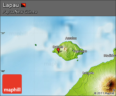 Physical Map of Lapau