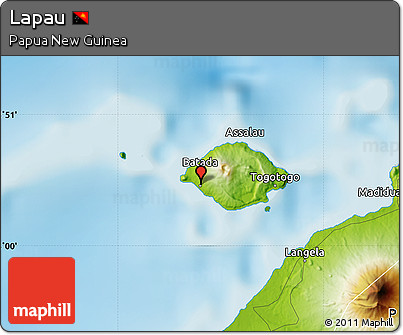 Physical Map of Lapau