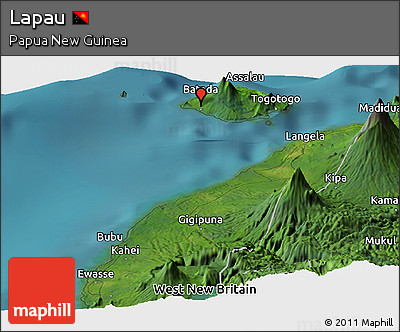 Satellite Panoramic Map of Lapau