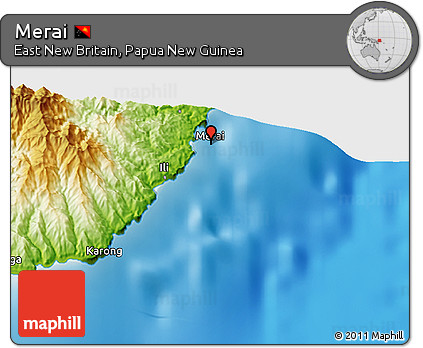 Physical 3D Map of Merai