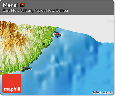 Physical 3D Map of Merai