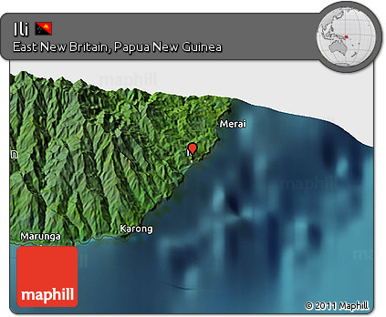 Satellite 3D Map of Ili