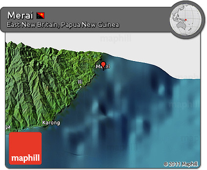 Satellite 3D Map of Merai