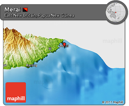 Physical Panoramic Map of Merai