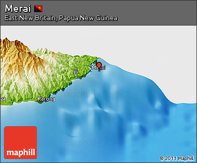 Physical Panoramic Map of Merai