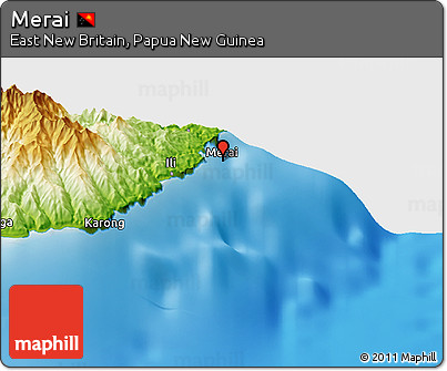 Physical Panoramic Map of Merai