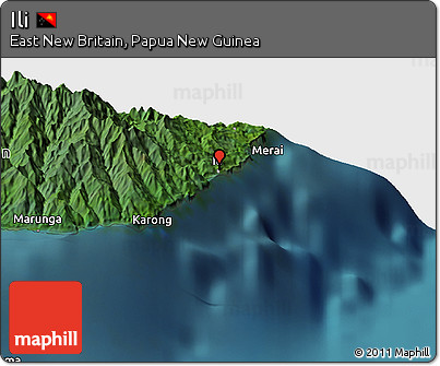 Satellite Panoramic Map of Ili