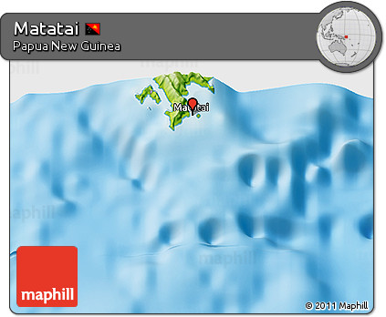 Physical 3D Map of Matatai