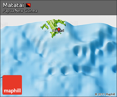 Physical 3D Map of Matatai