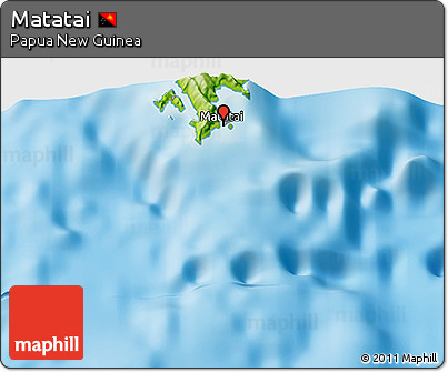 Physical 3D Map of Matatai