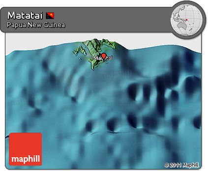 Satellite 3D Map of Matatai