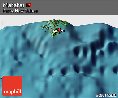 Satellite 3D Map of Matatai