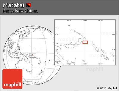 Blank Location Map of Matatai