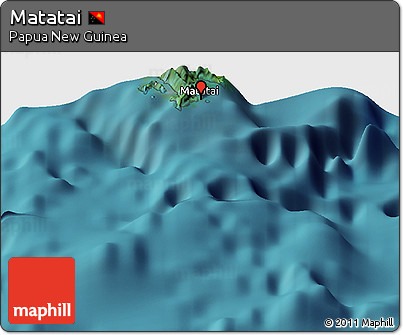 Satellite Panoramic Map of Matatai
