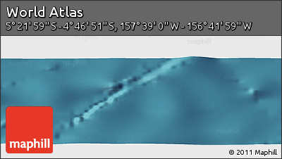 Satellite Panoramic Map of the Area around 5° 4' 25" S, 157° 10' 30" W