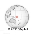 Outline Map of the Area around 5° 4' 25" S, 158° 10' 30" E, rectangular outline
