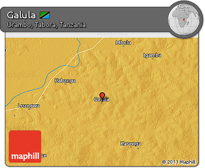 Physical 3D Map of Galula