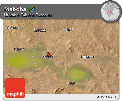 Satellite 3D Map of Maboha