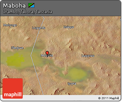 Satellite 3D Map of Maboha