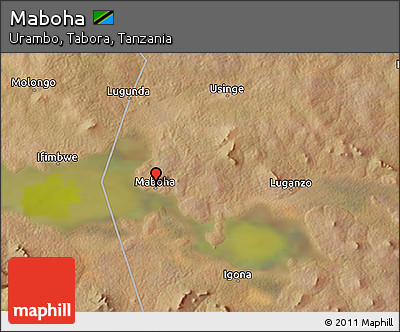 Satellite 3D Map of Maboha