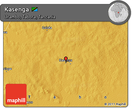 Physical Map of Kasenga