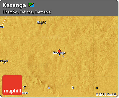 Physical Map of Kasenga
