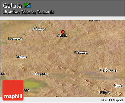 Satellite Panoramic Map of Galula