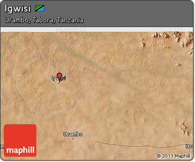 Satellite 3D Map of Igwisi