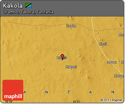 Physical Map of Kakola