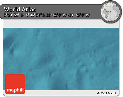 Satellite 3D Map of the Area around 5° 4' 25" S, 32° 13' 30" W