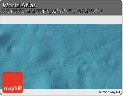 Satellite 3D Map of the Area around 5° 4' 25" S, 32° 13' 30" W