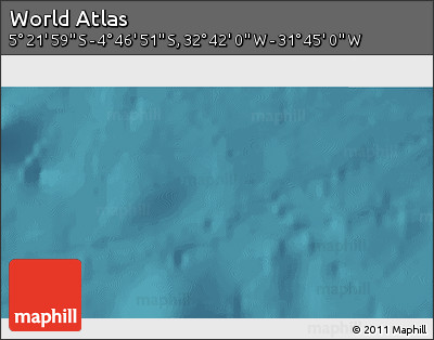 Satellite 3D Map of the Area around 5° 4' 25" S, 32° 13' 30" W