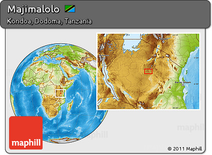 Physical Location Map of Majimalolo