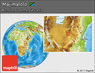 Physical Location Map of Majimalolo