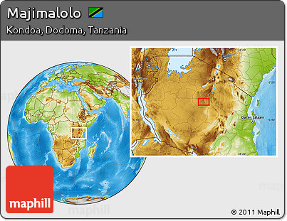 Physical Location Map of Majimalolo
