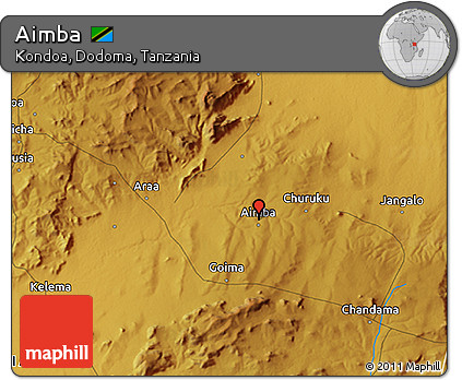 Physical 3D Map of Aimba