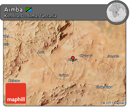 Satellite 3D Map of Aimba