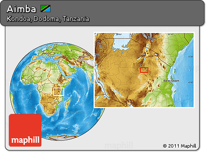 Physical Location Map of Aimba