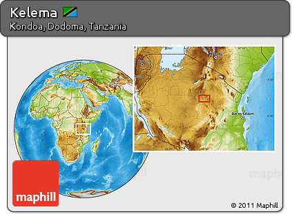 Physical Location Map of Kelema