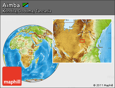 Physical Location Map of Aimba