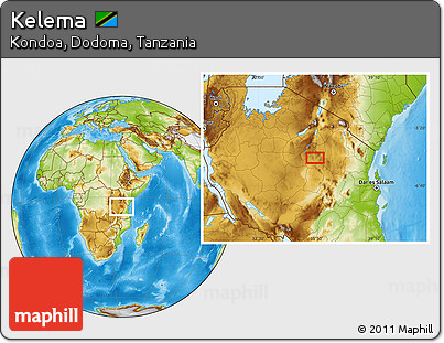 Physical Location Map of Kelema